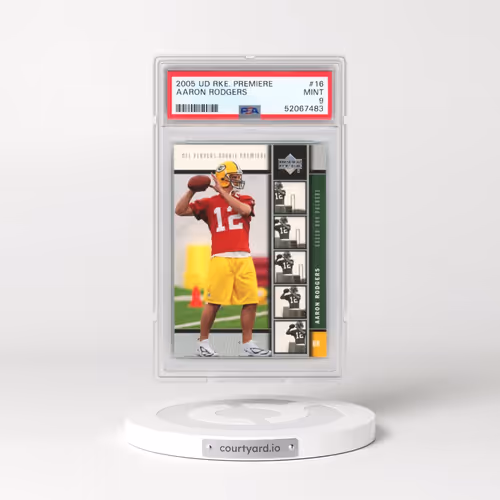2005 Upper Deck Rookie Premiere #16 Aaron Rodgers (PSA 9 MINT)