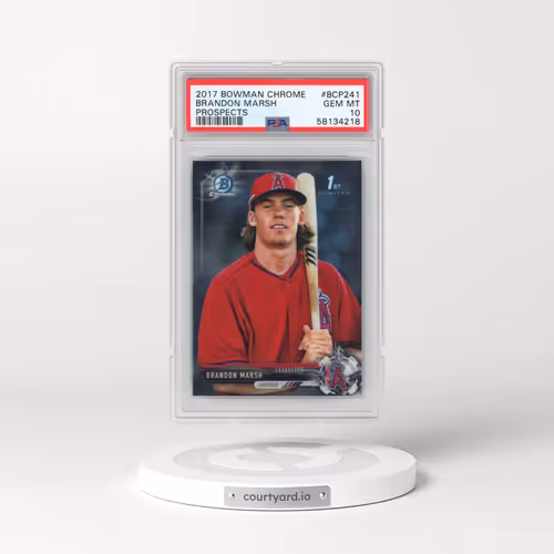 2017 Bowman Chrome Prospects #BCP241 Brandon Marsh (PSA 10 GEM MINT)