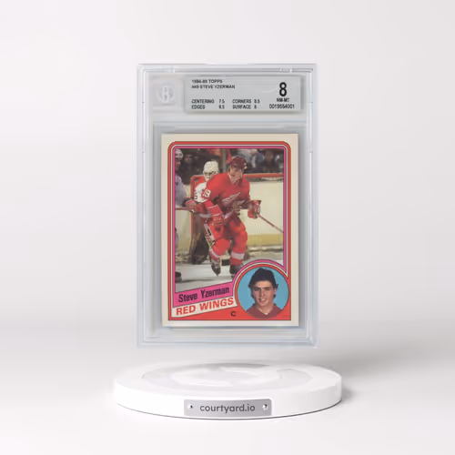 1984 Topps #49 Steve Yzerman (BGS 8 NM-MT)