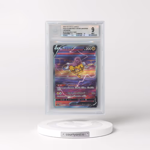2022 VSTAR Universe #218 Raikou V - Special Art Rare Holo (BGS 9 MINT)