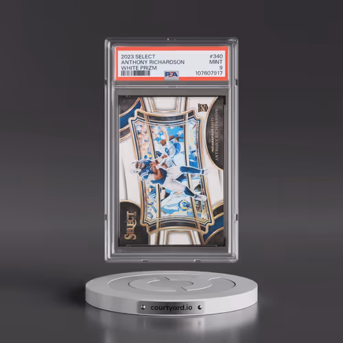 2023 Panini Select #340 Anthony Richardson - White Prizm (PSA 9 MINT)