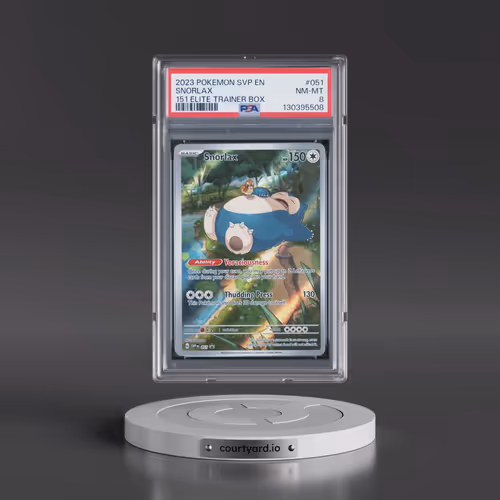 2023 Pokémon Svp EN-SV Black Star Promo #051 Snorlax - 151 Elite Trainer Box (PSA 8 NM-MT)