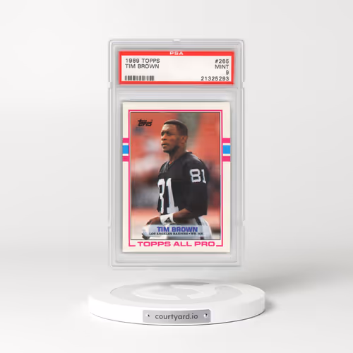 1989 Topps #265 Tim Brown (PSA 9 MINT)