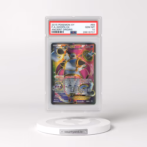 2015 Pokémon XY Ancient Origins #89 Hoopa EX - Holo Full Art (PSA 10 GEM MINT)