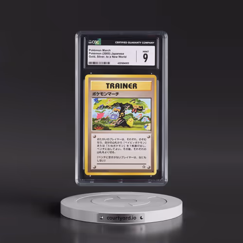 1999 Gold, Silver, to a New World Pokémon March (CGC 9 MINT)