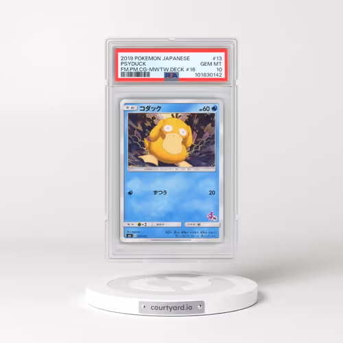 2019 Pokémon Family Pokemon Card Game #13 Psyduck - Mewtwo Deck #16 (PSA 10 GEM MINT)