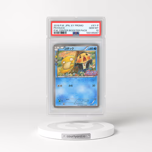 2016 Pokémon XY Promo #XY-P Psyduck - Pokemon Center Booster Pack (PSA 10 GEM MINT)