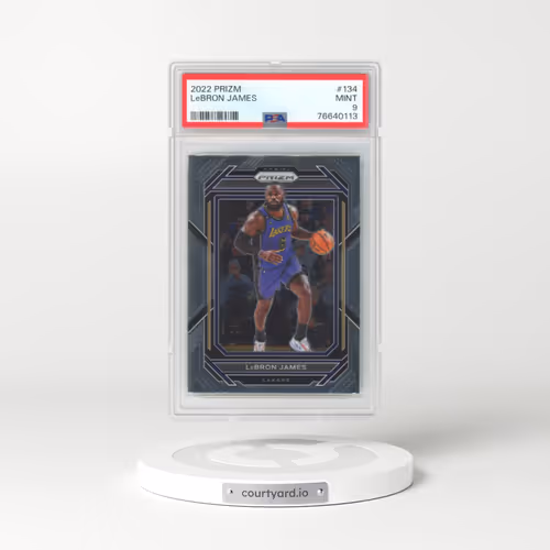 2022 Panini Prizm #134 LeBron James (PSA 9 MINT)