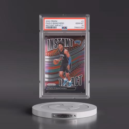 2022 Panini Prizm Instant Impact #1 Paolo Banchero (PSA 10 GEM MINT)