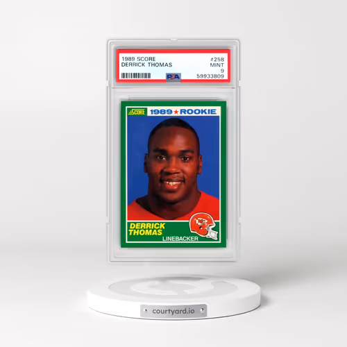 1989 Score #258 Derrick Thomas (PSA 9 MINT)