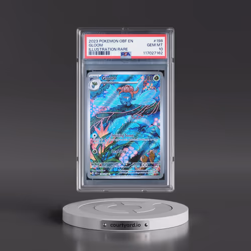 2023 Pokémon Obf EN-Obsidian Flames #198 Gloom - Illustration Rare (PSA 10 GEM MINT)