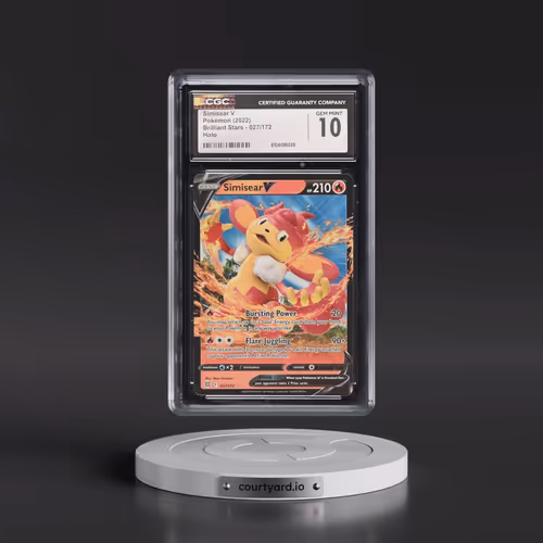 2022 Brilliant Stars #027/172 Simisear V - Holo (CGC 10 GEM MINT)