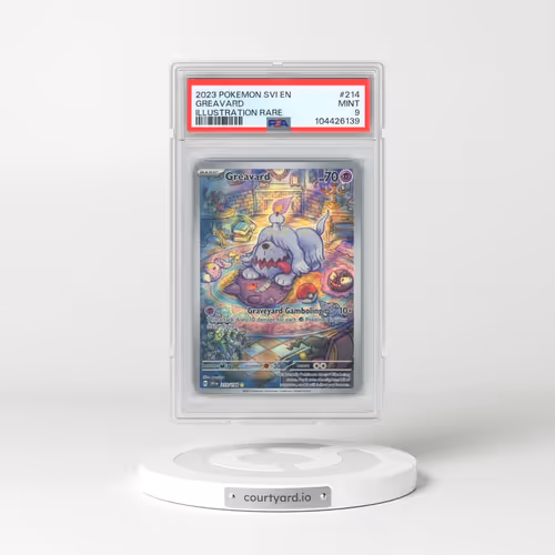 2023 Pokémon Svi EN-Scarlet & Violet #214 Greavard - Illustration Rare (PSA 9 MINT)