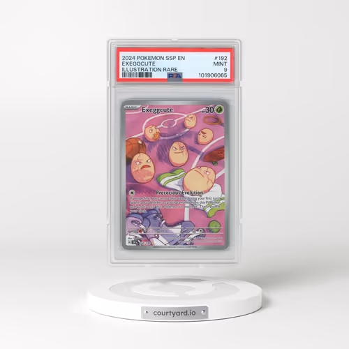 2024 Pokémon Ssp EN-Surging Sparks #192 Exeggcute - Illustration Rare (PSA 9 MINT)
