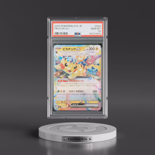 2024 Pokémon SV8-Super Electric Breaker #033 Pikachu EX - Holo (PSA 10 GEM MINT)