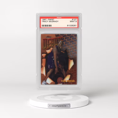 1997 Finest #107 Tracy McGrady (PSA 9 MINT)