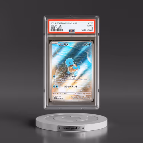 2023 Pokémon Sv2a-Pokemon 151 #170 Squirtle - Art Rare (PSA 9 MINT)