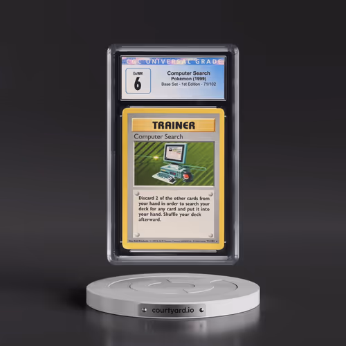 1999 Base Set #71/102 Computer Search - Shadowless Shadowless (CGC 6 EX-NM)