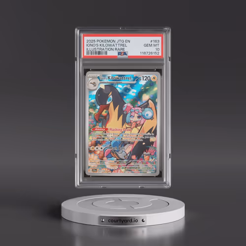2025 Pokémon Jtg EN-Journey Together #163 Iono's Kilowattrel - Illustration Rare (PSA 10 GEM MINT)