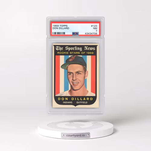 1959 Topps #123 Don Dillard (PSA 7 NM)