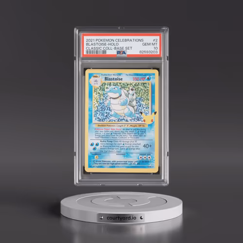 2021 Pokémon Celebrations Classic Collection #2 Blastoise - Holo (PSA 10 GEM MINT)