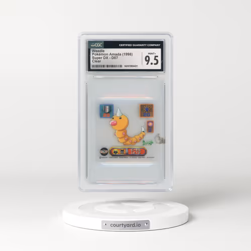 1998 Super DX (1998) #D07 Weedle - Clear (CGC 9.5 MINT+)
