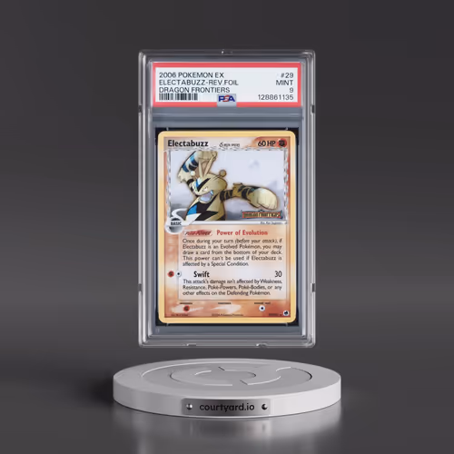 2006 Pokémon EX Dragon Frontiers #29 Electabuzz - Reverse Foil (PSA 9 MINT)