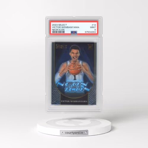 2023 Panini Select Neon Icon #13 Victor Wembanyama (PSA 9 MINT)