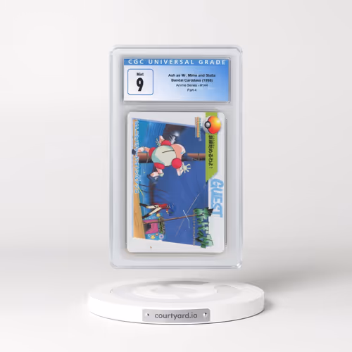 1998 Anime Series #144 Ash as Mr. Mime and Stella - Part 4 (CGC 9 MINT)