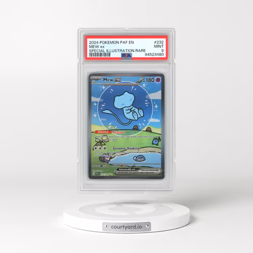 2024 Pokémon Paf EN-Paldean Fates #232 Mew EX - Holo Special Illustration Rare (PSA 9 MINT)