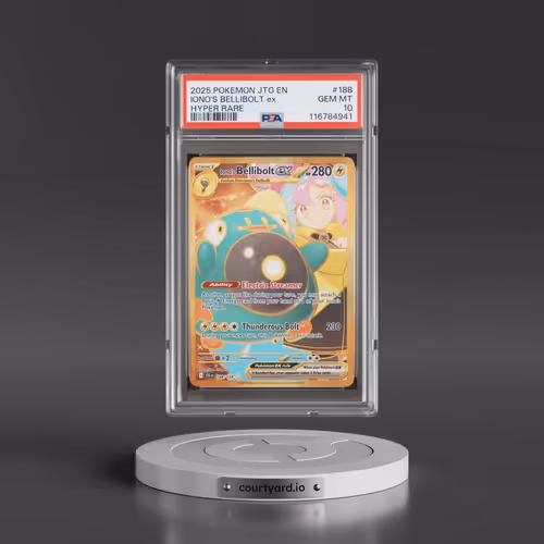 2025 Pokémon Jtg EN-Journey Together #188 Iono's Bellibolt EX - Holo Hyper Rare (PSA 10 GEM MINT)