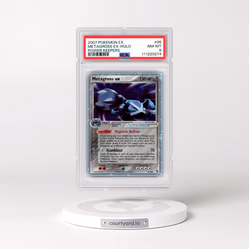 2007 Pokémon EX Power Keepers #95 Metagross EX - Holo Holo (PSA 8 NM-MT)