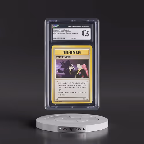 1999 Gym 2: Challenge from the Darkness Giovanni's Last Resort - Trainer (CGC 9.5 MINT+)