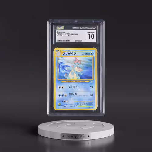 1999 Neo Premium File Croconaw - No Rarity (CGC 10 GEM MINT)