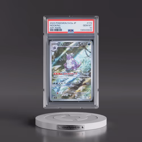2023 Pokémon Sv2a-Pokémon 151 #174 Nidoking - Art Rare (PSA 10 GEM MINT)