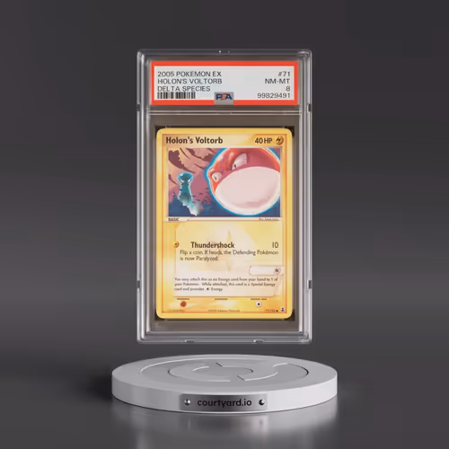 2005 Pokémon EX Delta Species #71 Holon's Voltorb (PSA 8 NM-MT)