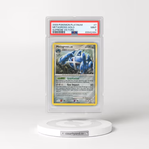 2009 Pokémon Platinum Supreme Victors #7 Metagross - Holo (PSA 9 MINT)