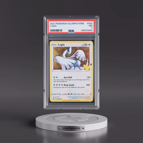 2021 Pokémon Celebrations #022 Lugia (PSA 7 NM)