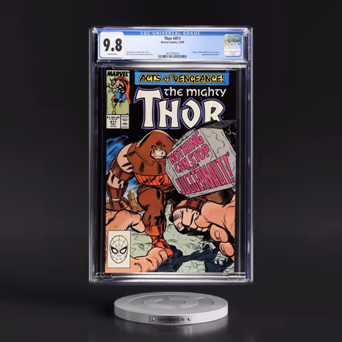 Thor #411 CGC 9.8 White Pages (Marvel Comics, 12/89)