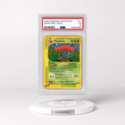 2002 Pokémon Expedition #31 Vileplume - Holo (PSA 5 EX)