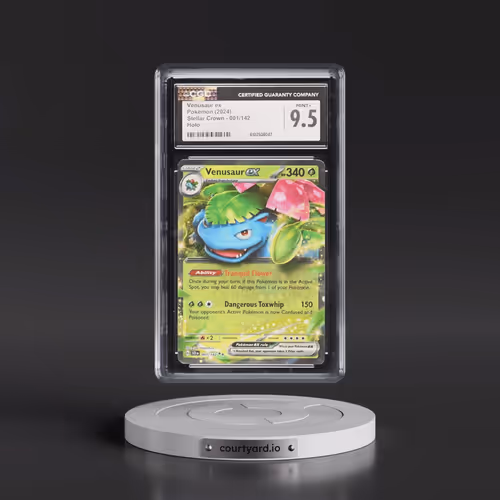 2024 Pokémon Scr EN-Stellar Crown #001 Venusaur EX - Holo (CGC 9.5 MINT+)