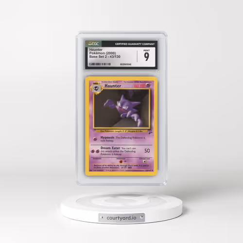 2000 Base Set 2 #43/130 Haunter (CGC 9 MINT)