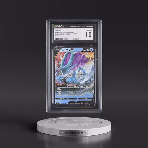 2021 Skyscraping Perfection #001/067 Suicune V - Holo (CGC 10 GEM MINT)
