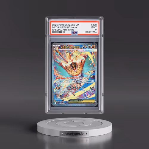 2025 Pokémon M2a-Mega Dream EX #239 Mega Hawlucha EX - Holo Special Art Rare (PSA 9 MINT)