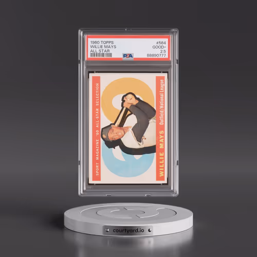1960 Topps #564 Willie Mays - All Star (PSA 2.5 GOOD+)