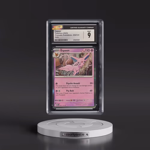2025 Prismatic Evolutions - PRE EN #033/131 Espeon - Holo (CGC 9 MINT)