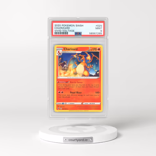 2020 Pokémon Sword & Shield Vivid Voltage #025 Charizard (PSA 9 MINT)