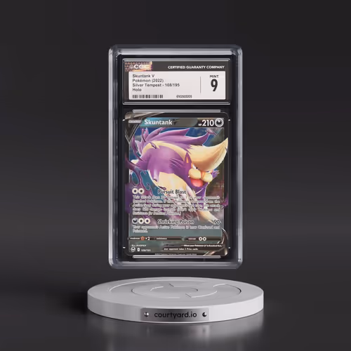 2022 Silver Tempest #108/195 Skuntank V - Holo (CGC 9 MINT)