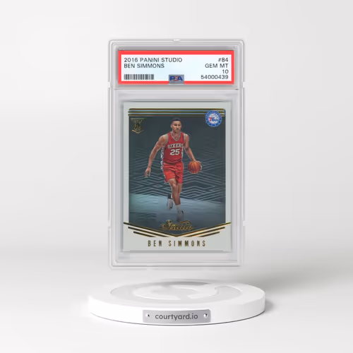 2016 Panini Studio #84 Ben Simmons (PSA 10 GEM MINT)