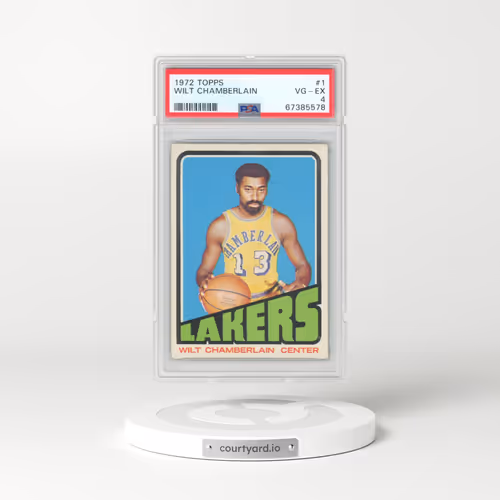 1972 Topps #1 Wilt Chamberlain (PSA 4 VG-EX)